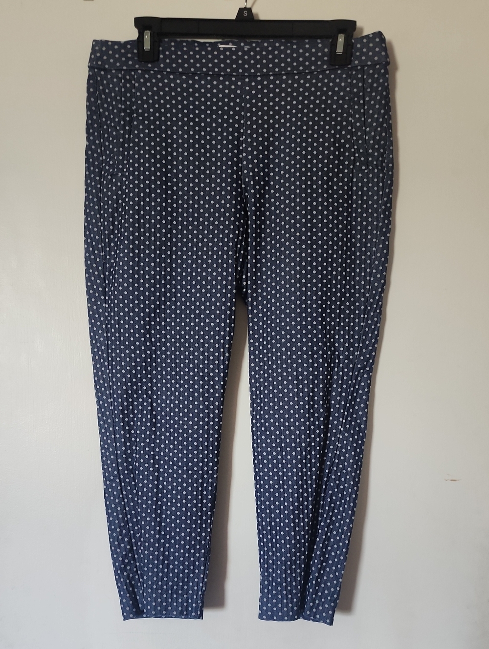 Elle Navy Blue Polka Dot Pants